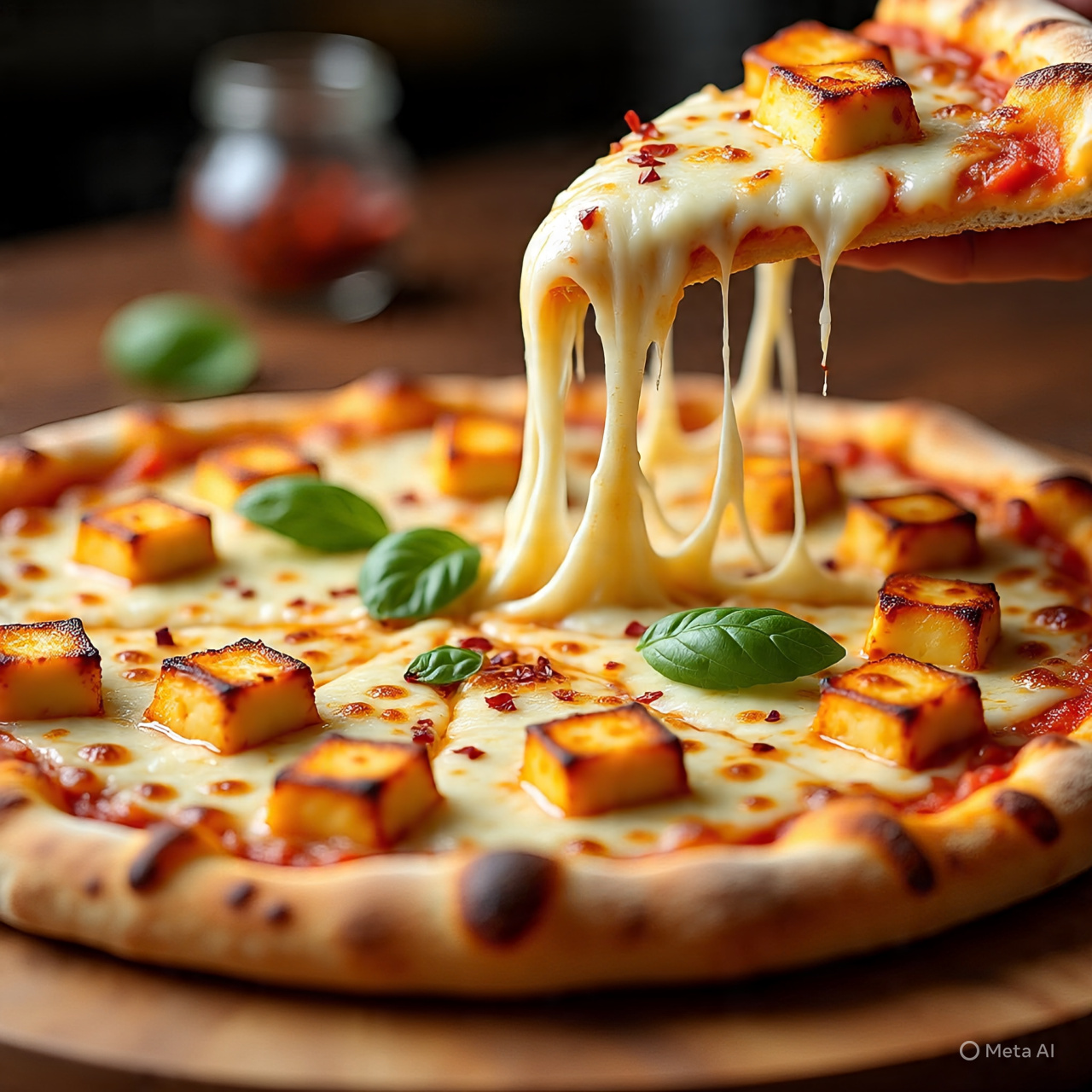 Cheese Paneer Pizza 